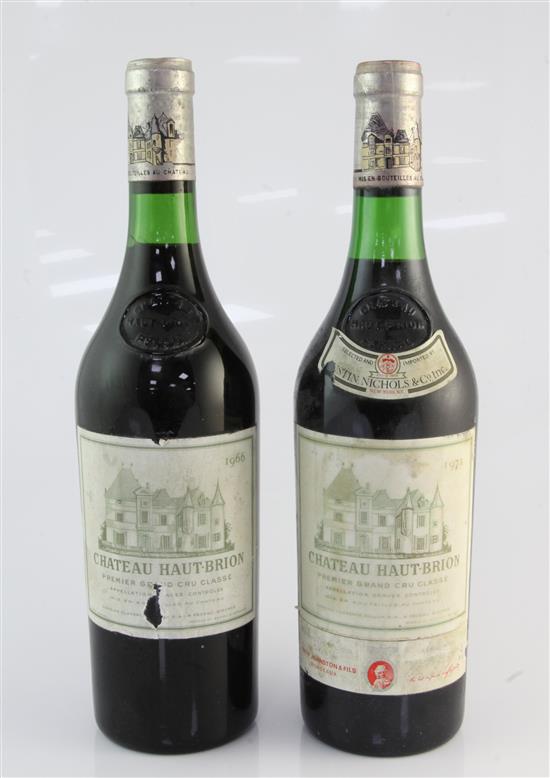 Two bottles of Chateau Haut-Brion,